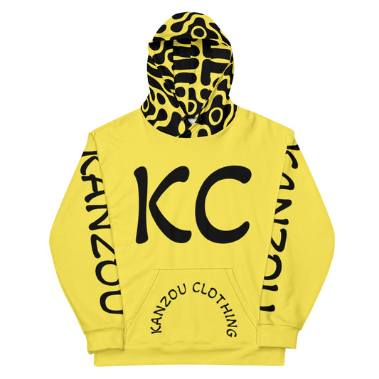 'KC' Hoodie Yellow And Black