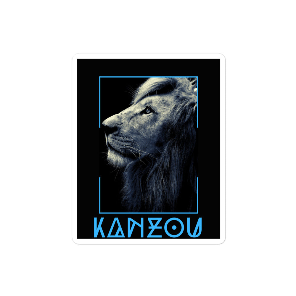 Kanzou Lion Head Stickers