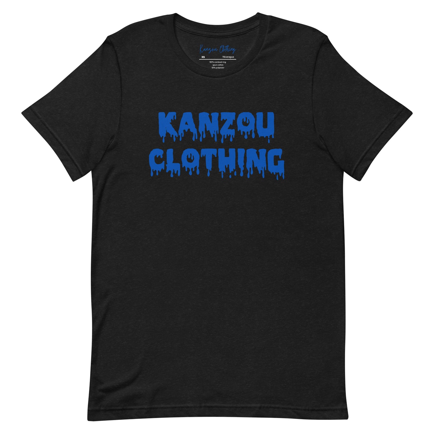 Kanzou Drip T-shirt Blue Print