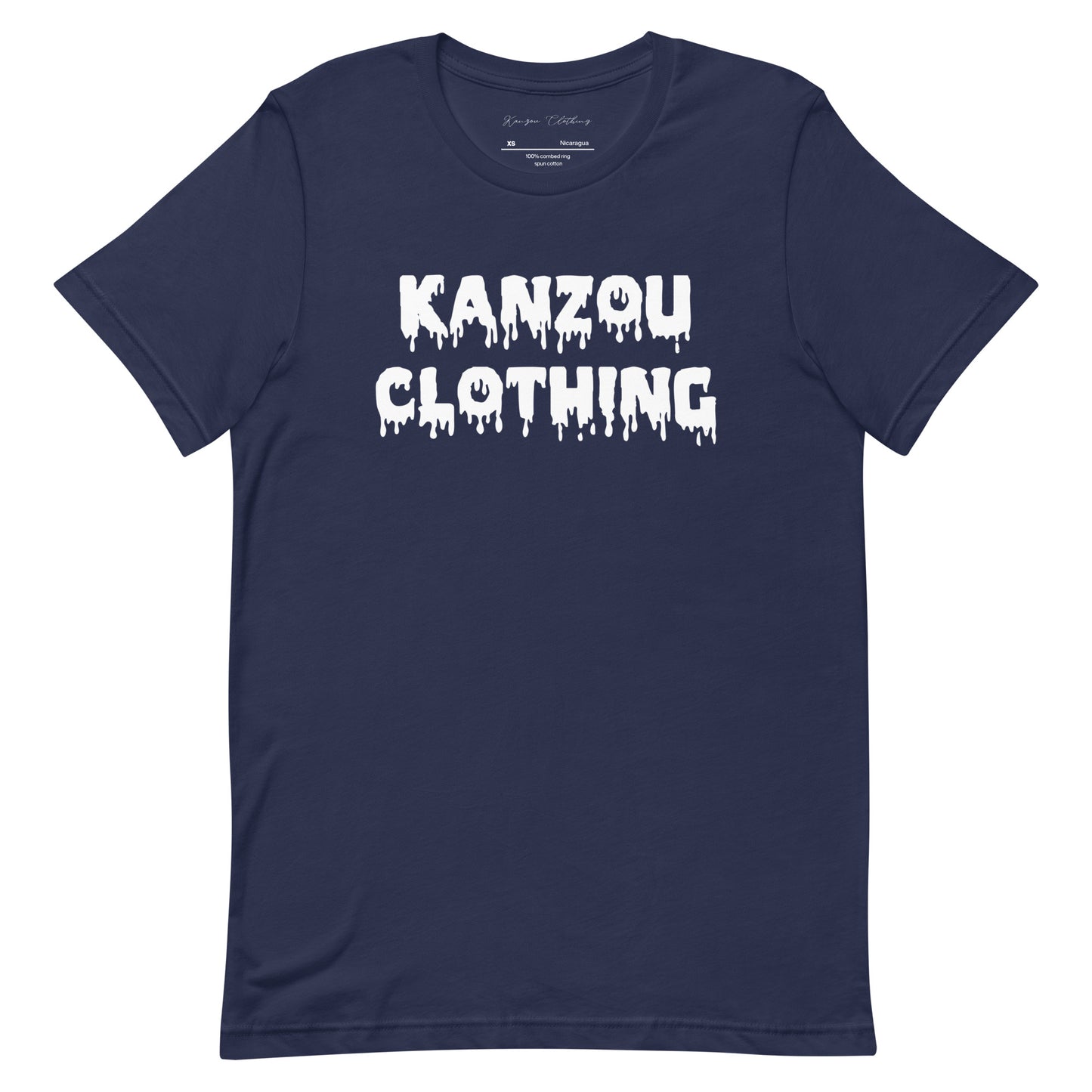 Kanzou Drip T-shirt White Print