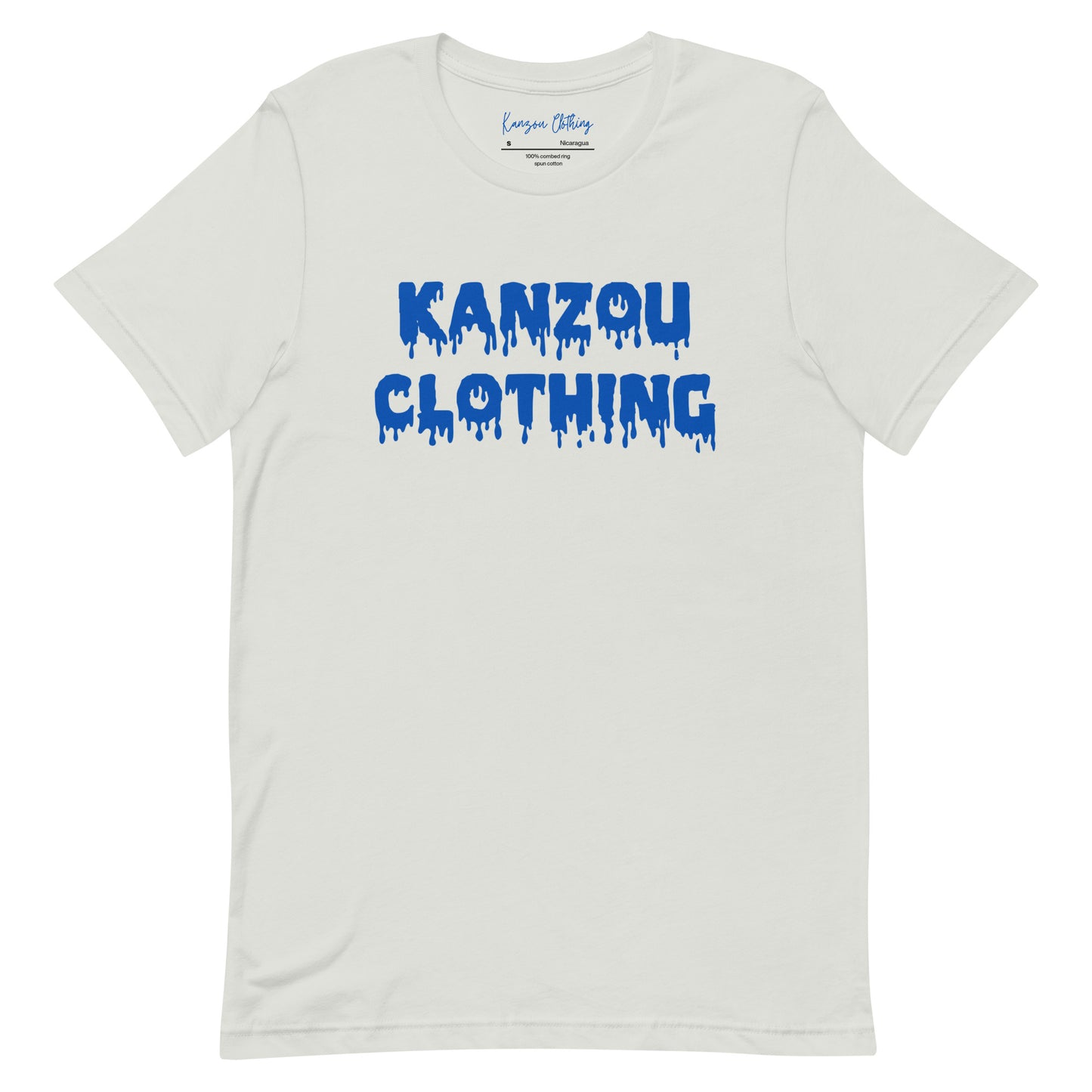 Kanzou Drip T-shirt Blue Print