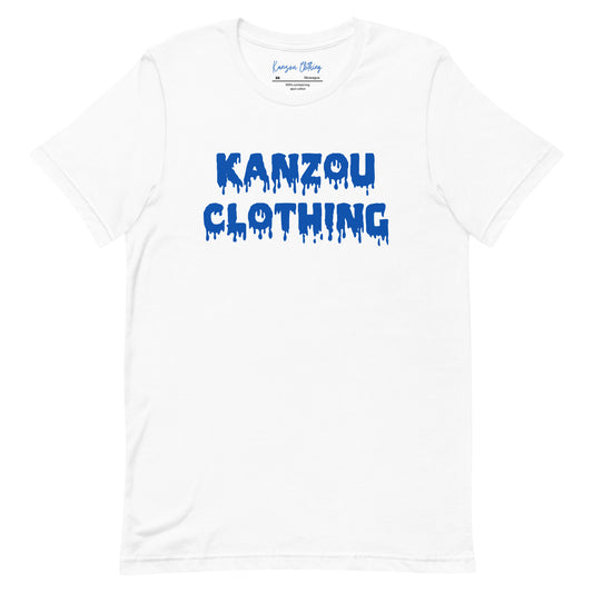 Kanzou Drip T-shirt Blue Print